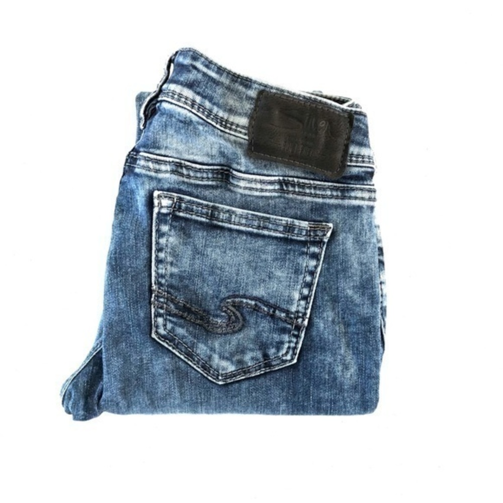 Silver Jeans Aiko Mid Ankle Skinny Women's Denim Jeans Size W26 X L27